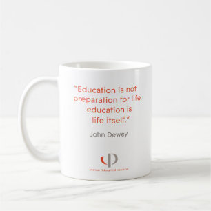 Dewey quote mug