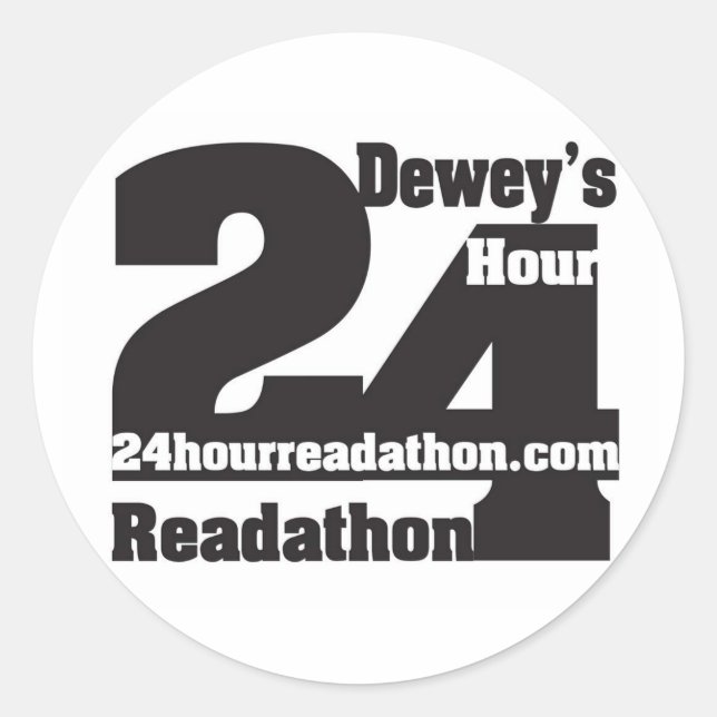 Dewey's Readathon Stickers (Front)