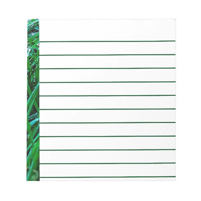 Dewy Grass Notepad (Front)