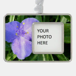 Dewy Trillium Spring Wildflower Christmas Ornament