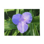 Dewy Trillium Spring Wildflower Doormat
