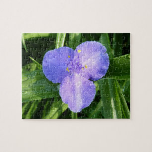 Dewy Trillium Spring Wildflower Jigsaw Puzzle