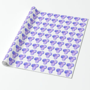 Dewy Trillium Spring Wildflower Wrapping Paper
