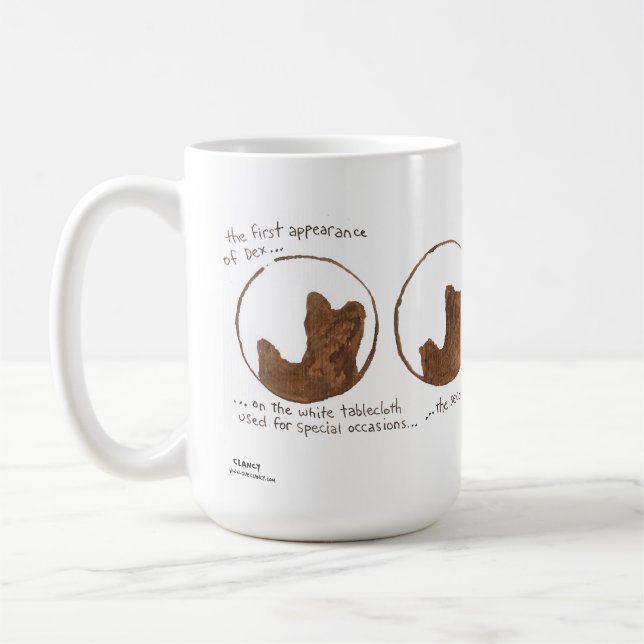 Dex Appears Coffee Mug (Left)