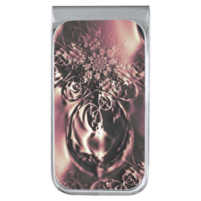 Dex Silver Finish Money Clip (Front Vertical)