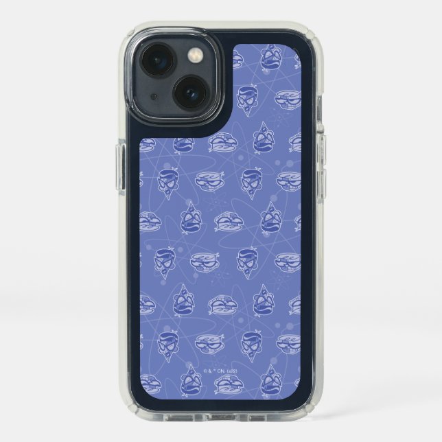 Dexter and Mandark Atomic Pattern Speck iPhone 13 Case (Front)