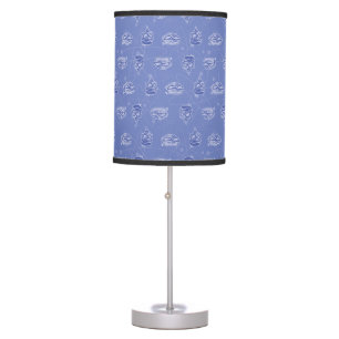 Dexter and Mandark Atomic Pattern Table Lamp