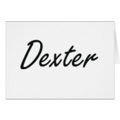 Dexter Artistic Name Design (Front Horizontal)