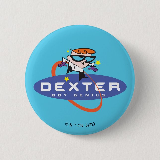 Dexter "Boy Genius" Button (Front)