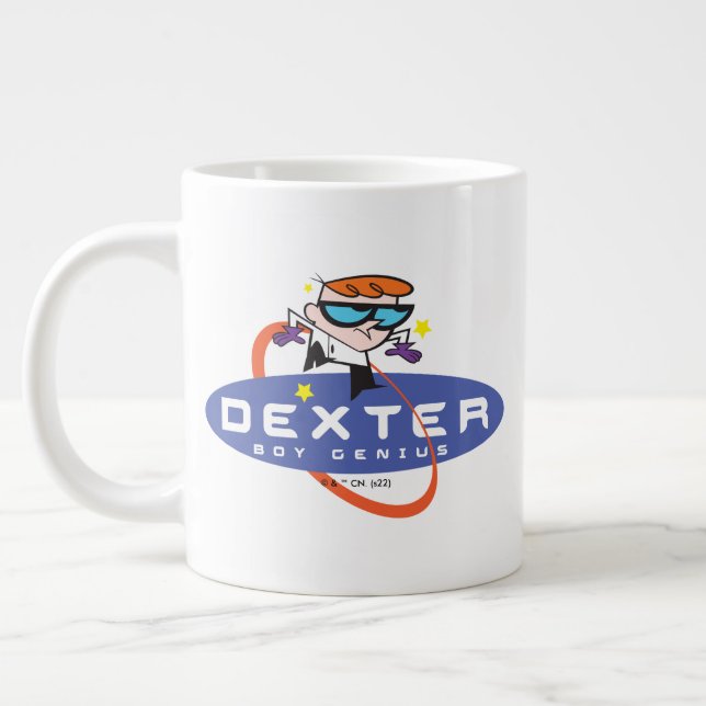 Dexter "Boy Genius" Giant Coffee Mug (Left)