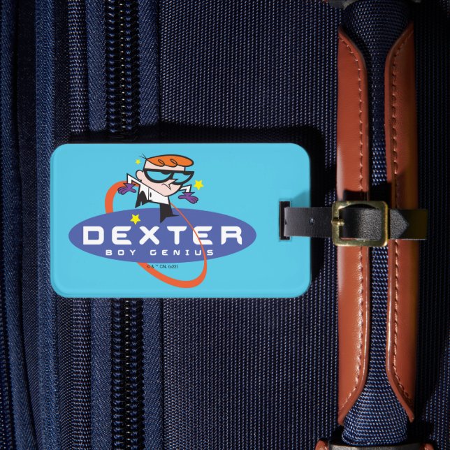 Dexter "Boy Genius" Luggage Tag (Front Insitu 4)