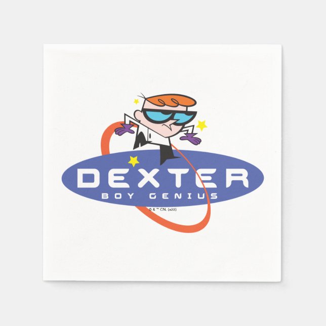 Dexter "Boy Genius" Napkins (Front)
