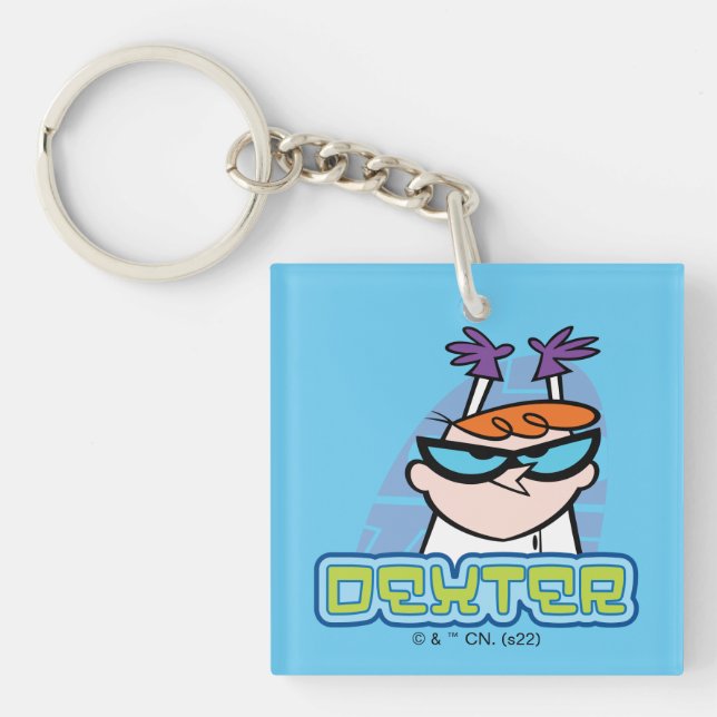 Dexter Character Name Graphic Keychain (Front)