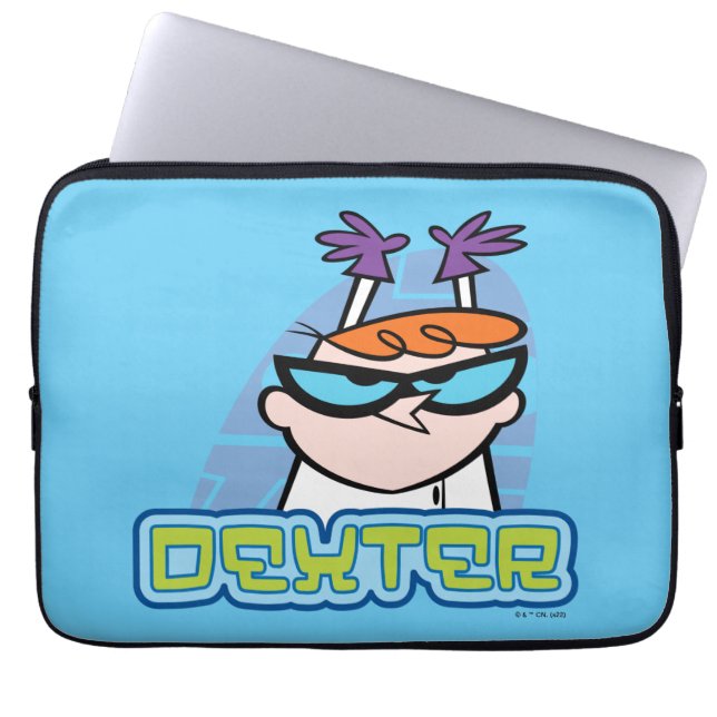 Dexter Character Name Graphic Laptop Sleeve (Front)