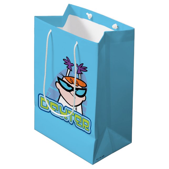 Dexter Character Name Graphic Medium Gift Bag (Front Angled)