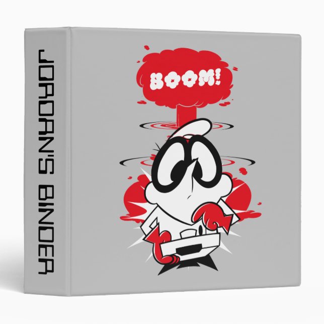 Dexter Detonation graphic 3 Ring Binder (Front/Spine)