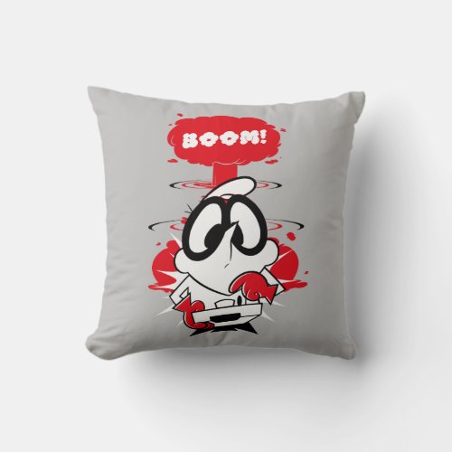 Dexter Detonation graphic Throw Pillow