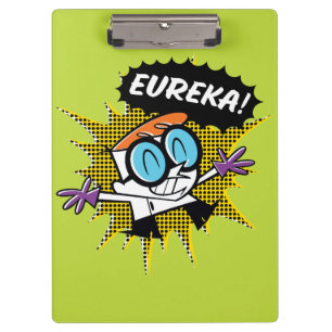 Dexter "Eureka!" Halftone Callout Graphic Clipboard