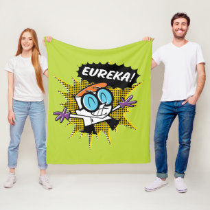 Dexter "Eureka!" Halftone Callout Graphic Fleece Blanket