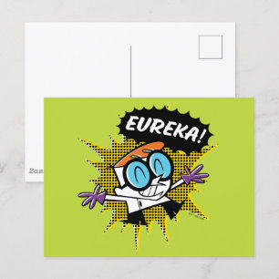 Dexter "Eureka!" Halftone Callout Graphic Postcard