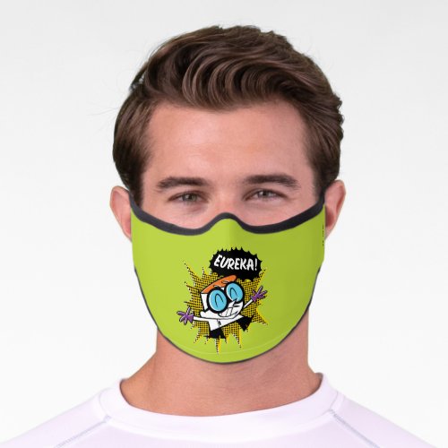 Dexter Eureka Halftone Callout Graphic Premium Face Mask