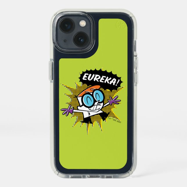 Dexter "Eureka!" Halftone Callout Graphic Speck iPhone 13 Case (Front)