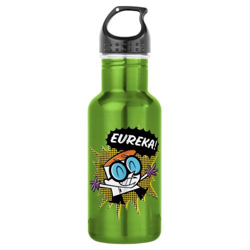 Dexter Eureka Halftone Callout Graphic Stainless Steel Water Bottle