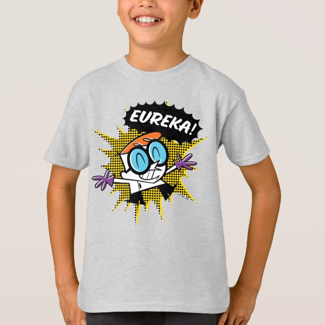 Dexter "Eureka!" Halftone Callout Graphic T-Shirt (Front)