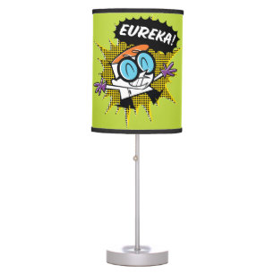 Dexter "Eureka!" Halftone Callout Graphic Table Lamp
