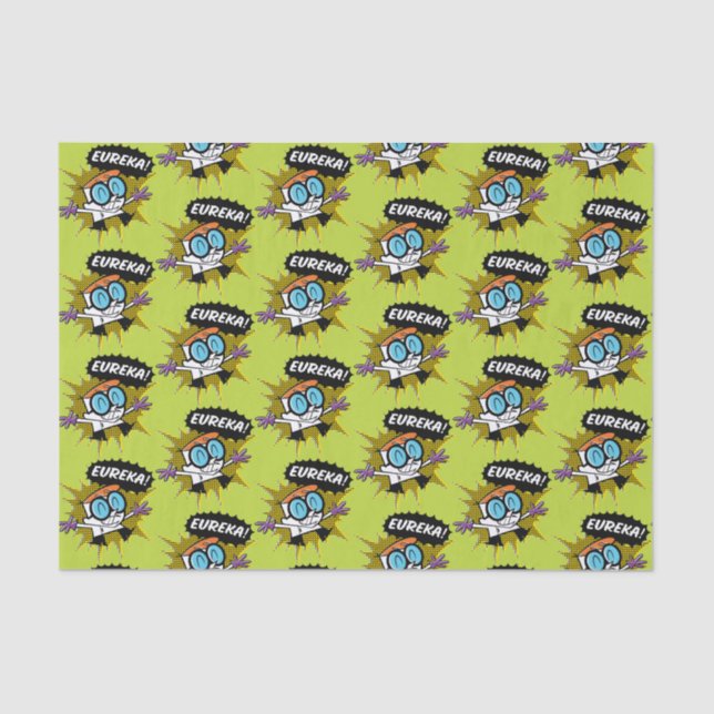 Dexter "Eureka!" Halftone Callout Graphic Tissue Paper (Front)