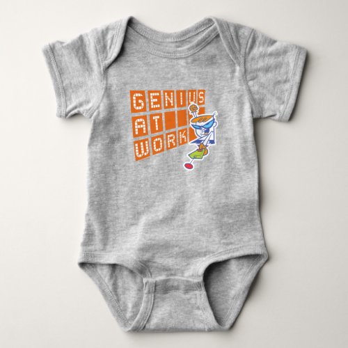 Dexter Genius At Work Baby Bodysuit