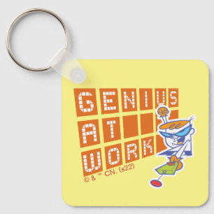 Dexter "Genius At Work" Keychain
