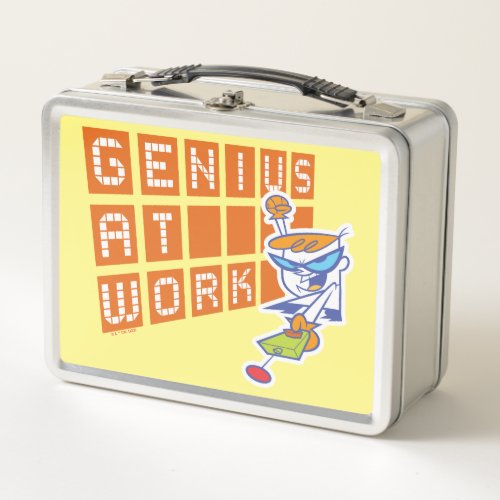 Dexter Genius At Work Metal Lunch Box