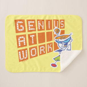 Dexter "Genius At Work" Sherpa Blanket