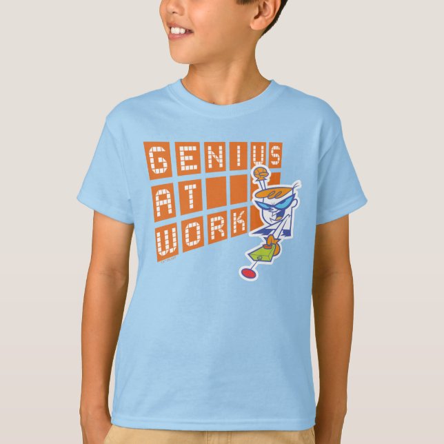 Dexter "Genius At Work" T-Shirt (Front)