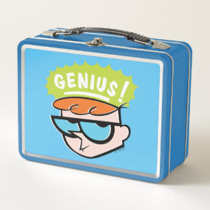 Dexter "Genius" Callout Graphic Metal Lunch Box