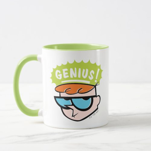 Dexter Genius Callout Graphic Mug