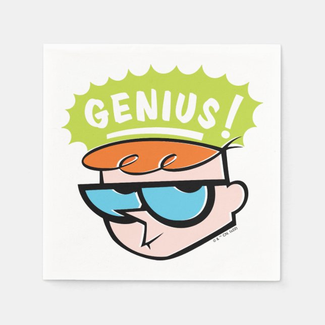 Dexter "Genius" Callout Graphic Napkins (Front)