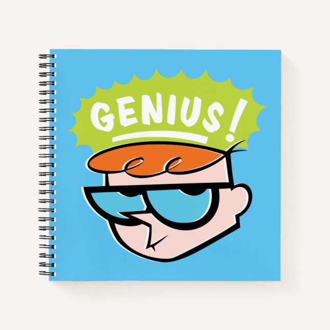 Dexter "Genius" Callout Graphic Notebook (Front)
