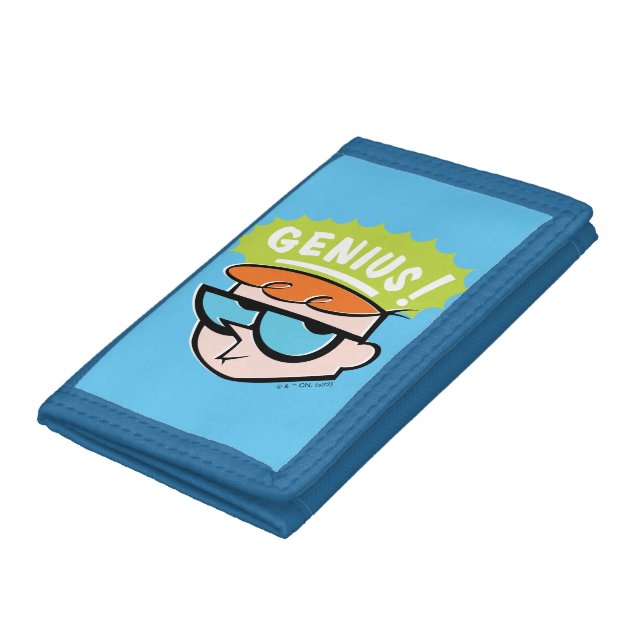 Dexter "Genius" Callout Graphic Trifold Wallet (Bottom)