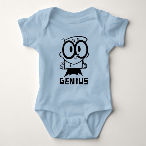 Dexter Genius Outline Graphic Baby Bodysuit