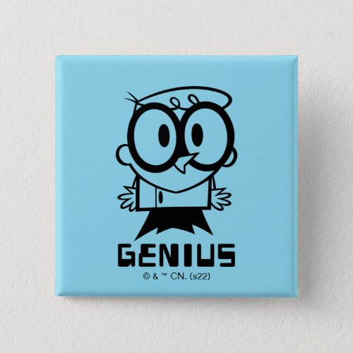 Dexter Genius Outline Graphic Button