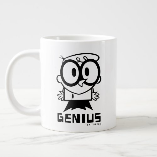 Dexter Genius Outline Graphic Giant Coffee Mug