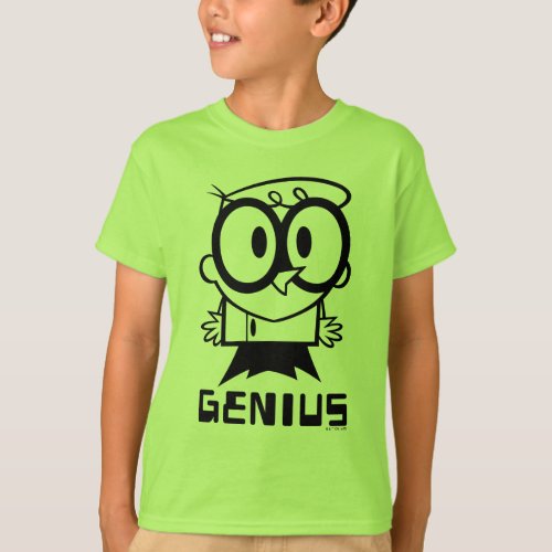 Dexter Genius Outline Graphic T_Shirt