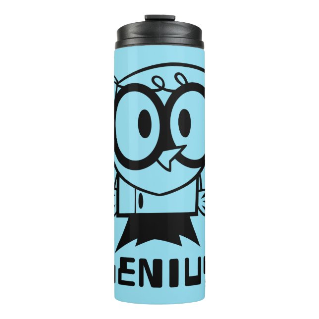 Dexter "Genius" Outline Graphic Thermal Tumbler (Front)