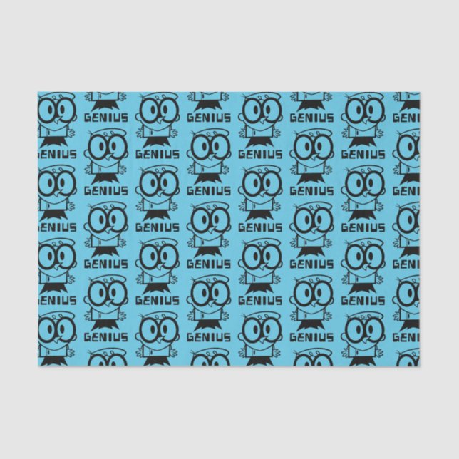Dexter "Genius" Outline Graphic Tissue Paper (Front)
