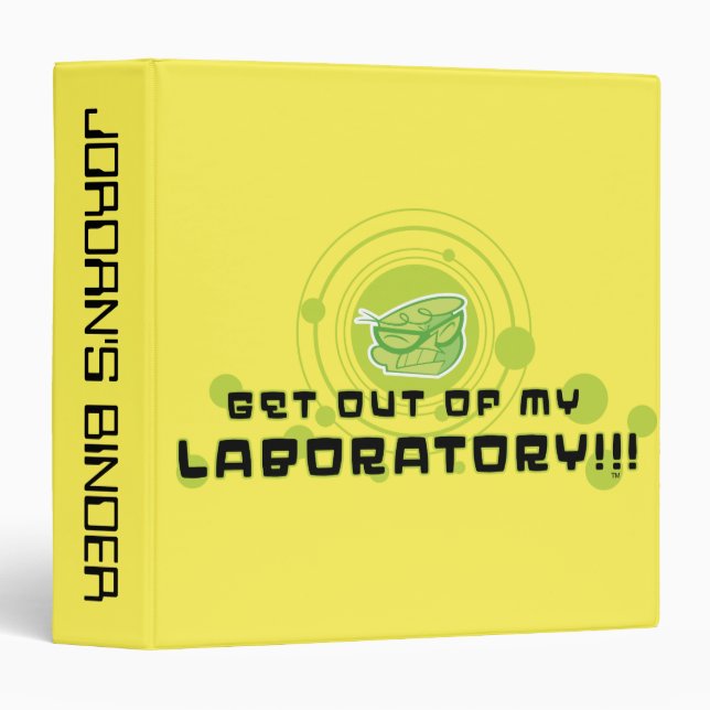 Dexter - Get Out Of My Laboratory!!! 3 Ring Binder (Front/Spine)