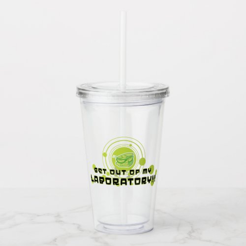 Dexter _ Get Out Of My Laboratory Acrylic Tumbler