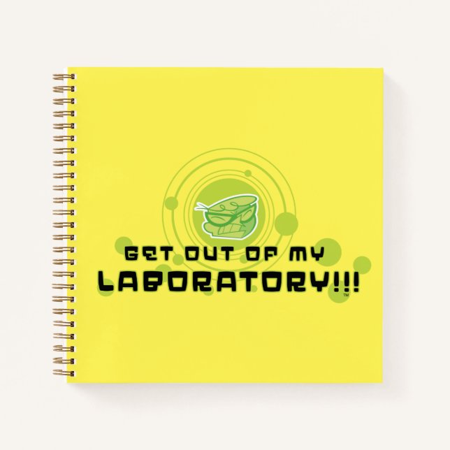 Dexter - Get Out Of My Laboratory!!! Notebook (Front)