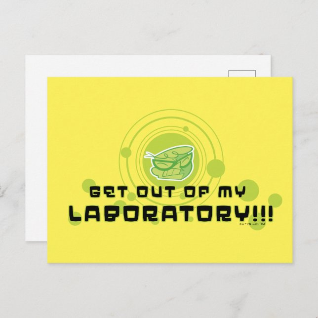 Dexter - Get Out Of My Laboratory!!! Postcard (Front/Back)